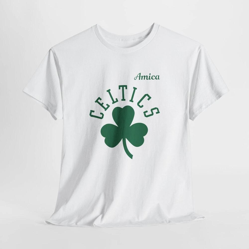 Boston And Celtics Tatum Back To Amica Shamrock Shape Shirt